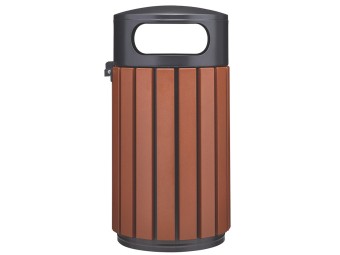 Corbeille de ville 60 ou 80L Zeno Alu