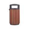 Corbeille de ville 60 ou 80L Zeno Alu