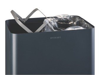 Poubelle intérieur double flux 2 x 40L tri sélectif Venus Signature