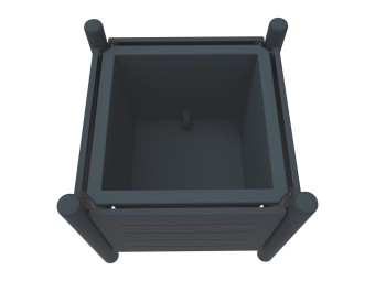 Jardinière à poser 75L Vibrato Métal