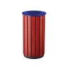 Poubelle extérieur 80L en bois avec tête entonnoir Zeno Bois Access
