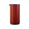 Poubelle extérieur 80L en bois avec tête entonnoir Zeno Bois Access