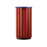 Poubelle extérieur 80L en bois avec tête entonnoir Zeno Bois Access