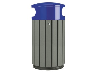 Poubelle extérieur en briques alimentaires recyclées Zeno Etik