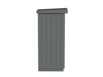 Poubelle extérieure béton à poser 130L Zeus