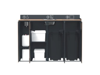 Meuble de tri sélectif pour restauration collective Restotri