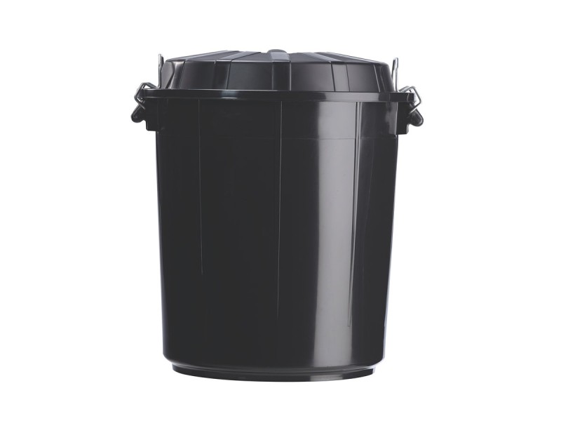 Poubelle de rue ronde 50L, 70L ou 95 L en plastique recyclé Bazi Poubelle de rue ronde 50L, 70L ou 95 L en plastique recyclé Bazi