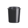 Poubelle de rue ronde 50L, 70L ou 95 L en plastique recyclé Bazi