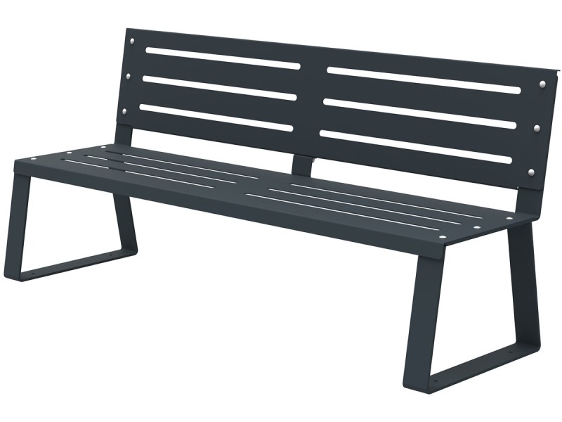 Banc public en métal - Balade Banc public en métal - Balade