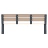 Banc public en HPL et pieds acier - Balade