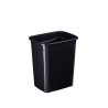 Poubelle intérieur 50L noir sans couvercle CLAP