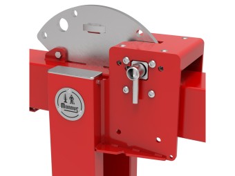 Barrière levante manuelle à 2 vérins - passage jusqu’à 8m WES 350