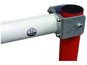Barrière pivotante manuelle à cardan - 2 supports de lisse WES 215