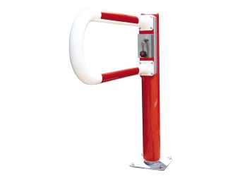 Barrière pivotante manuelle lisse ronde jusqu'à 3m WES 115
