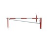 Barrière pivotante manuelle 2 supports de lisse jusqu'à 6m WES 105