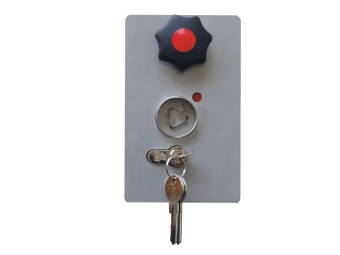Barrière pivotante manuelle avec câble de tension WES 125