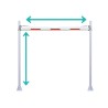 Portique fixe - largeur réglable 4-9,6m hauteur jusqu’à 3,80m HBS 110