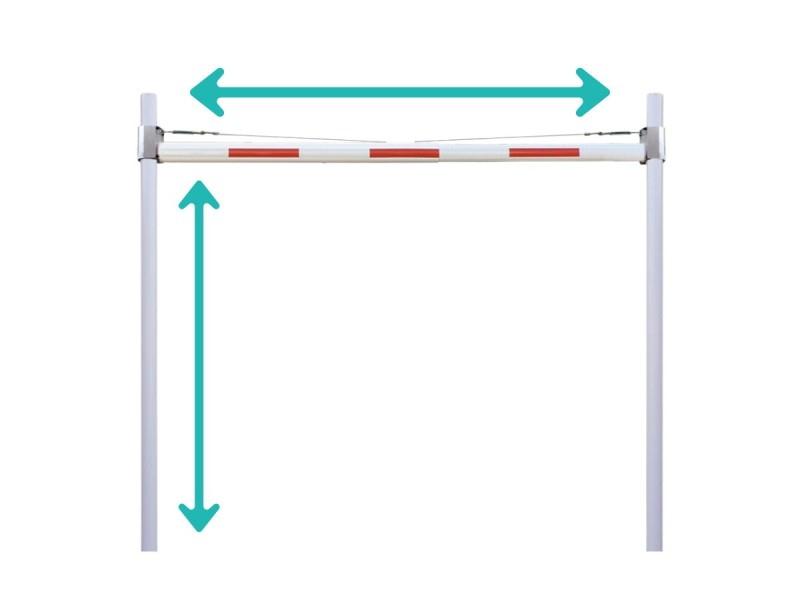 Portique fixe - largeur réglable 4-9,6m hauteur jusqu’à 3,80m HBS 110