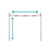 Portique fixe - largeur réglable 4-9,6m hauteur jusqu’à 3,80m HBS 110