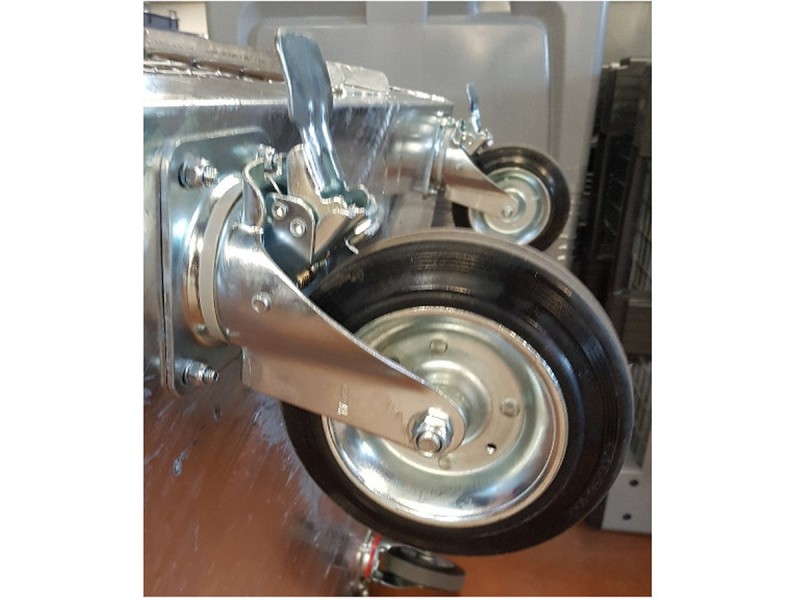 4 roues renforcées Ø20cm pour conteneur 4 roues SULO