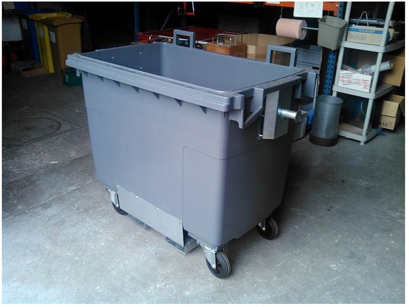 Tourillons acier pour conteneur 500 660 770 et 1000L SULO