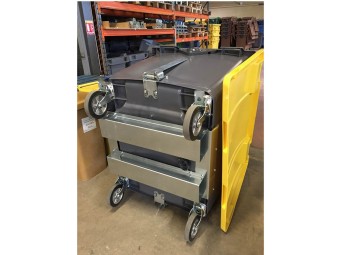 Prise fourche pour conteneur poubelle 4 roues SULO