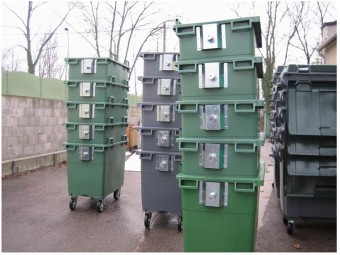 Tourillons acier pour conteneur 500 660 770 et 1000L SULO