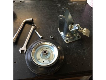 4 roues renforcées Ø20cm pour conteneur 4 roues SULO