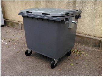 Tourillons acier pour conteneur 500 660 770 et 1000L SULO
