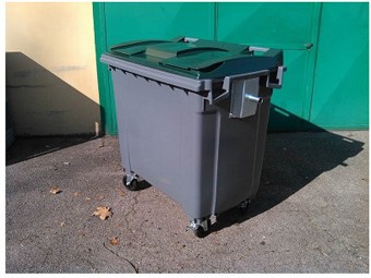 Tourillons acier pour conteneur 500 660 770 et 1000L SULO