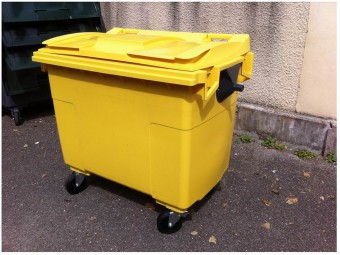 Tourillon pour conteneur 660L / 770L ou 1000L