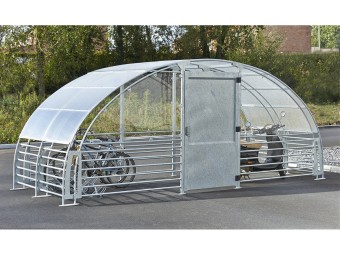 Abri vélos 12 à 18 places fermé et sécurisé