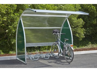 Abri vélos motos et scooters 6 places