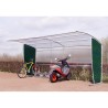 Abri multiusage vélos motos en polycarbonate - extensible