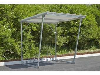 Abri vélos moto scooter ouvert ECO - 5 places - extensible