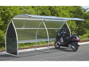 Abri vélos motos et scooters 6 places