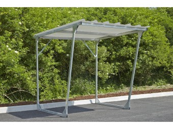 Abri vélos moto scooter ouvert ECO - 5 places - extensible