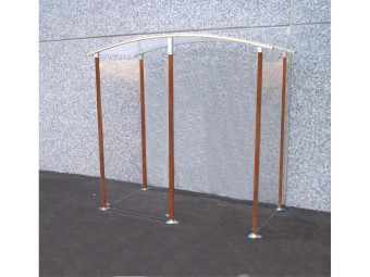 Abris fumeurs en bois modèle à fixer contre un mur 2 à 6m²