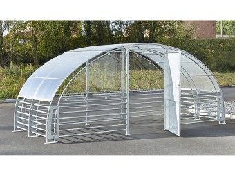 Abri vélos 12 à 18 places fermé et sécurisé