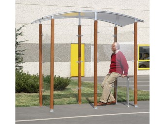 Abris fumeurs en bois modèle en isolé 2 à 6m²