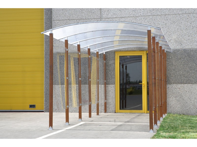 Abris fumeurs en bois version couloir Abris fumeurs en bois version couloir