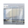 Abris fumeurs en métal zingué modèle en isolé 2 à 6 m²