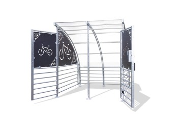 Abri 6 vélos fermé et sécurisé