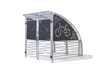 Abri 6 vélos fermé et sécurisé