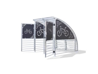 Abri 6 vélos fermé et sécurisé