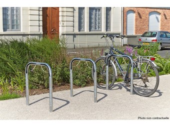 Arceau vélo avec arceaux antivol