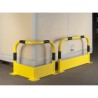Arceau de protection d'angle avec plinthe de protection Ø 60 mm