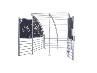 Abri 6 vélos fermé et sécurisé