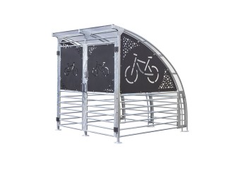 Abri 6 vélos fermé et sécurisé