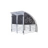 Abri 6 vélos fermé et sécurisé